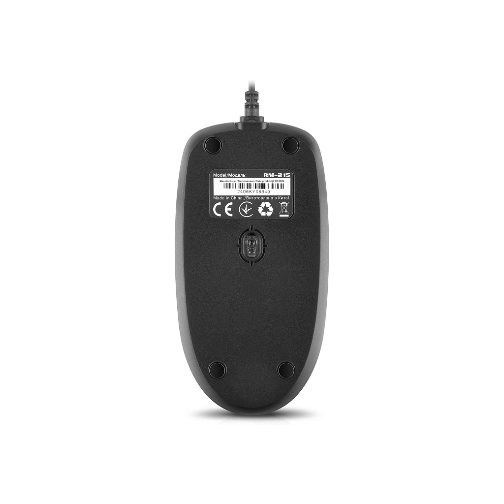 Мышь REAL-EL RM-215 Black (EL123200037) фото9