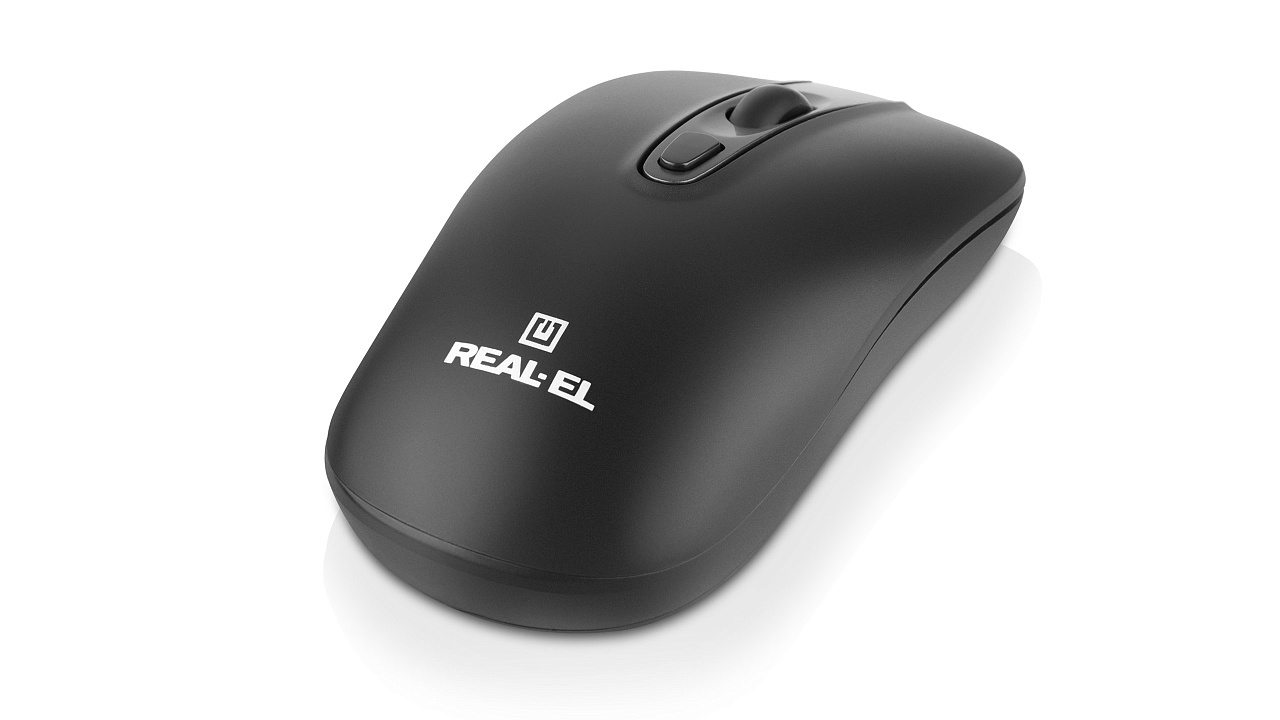 Мышь беспроводная REAL-EL RM-350W Black фото5