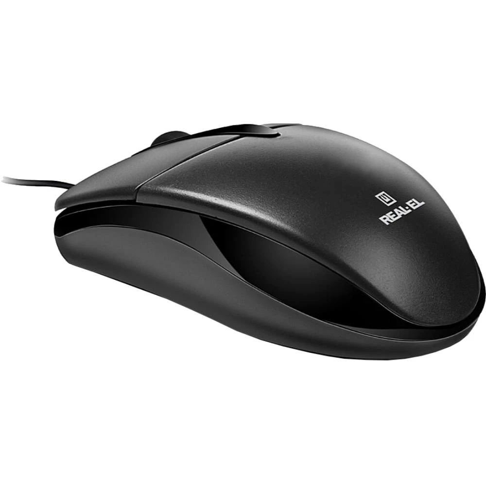Мышь REAL-EL RM-211 Black USB фото3