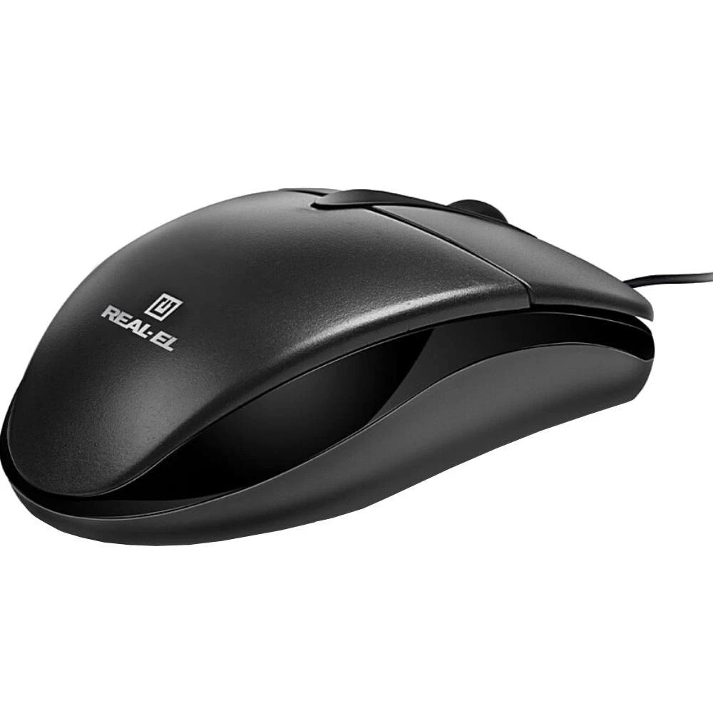 Мышь REAL-EL RM-211 Black USB фото4