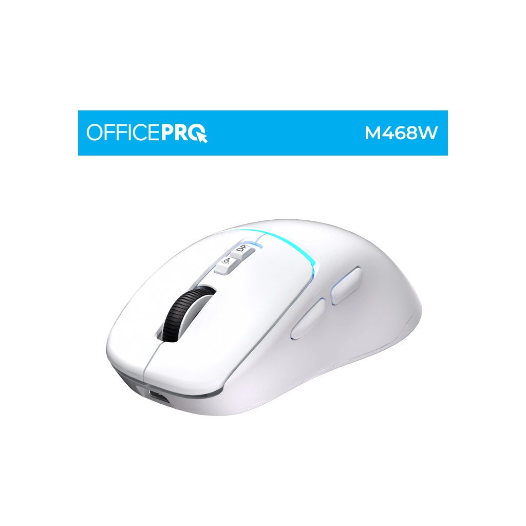 Мышь беспроводная OfficePro M468W White фото4