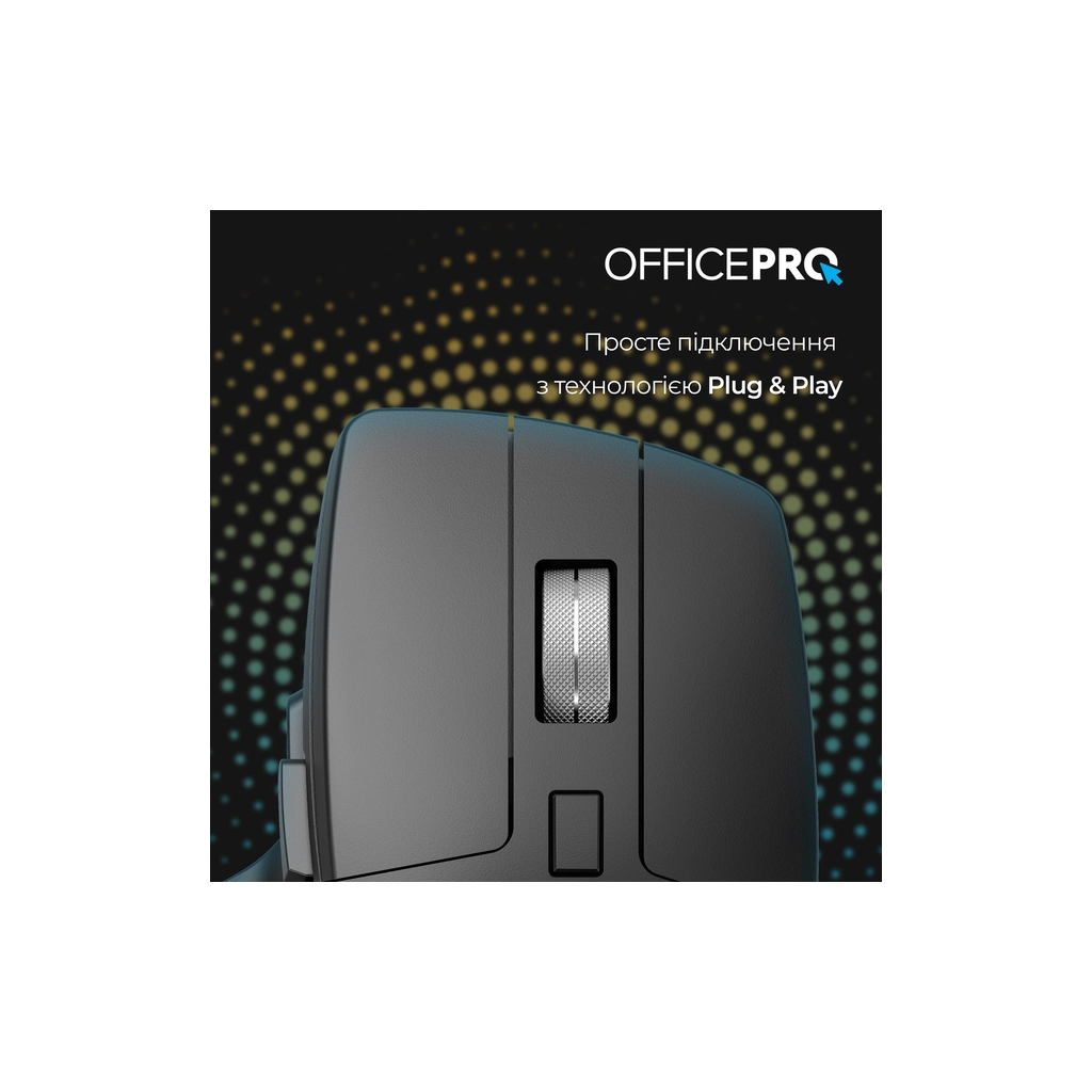 Мышь беспроводная OfficePro M395B Black фото