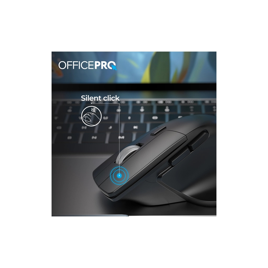 Мышь беспроводная OfficePro M395B Black фото