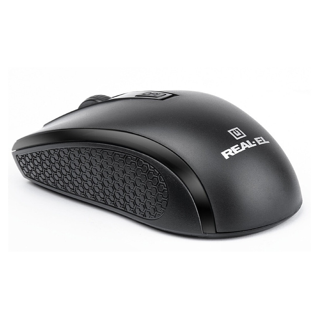 Мышь REAL-EL RM-308 Black фото6