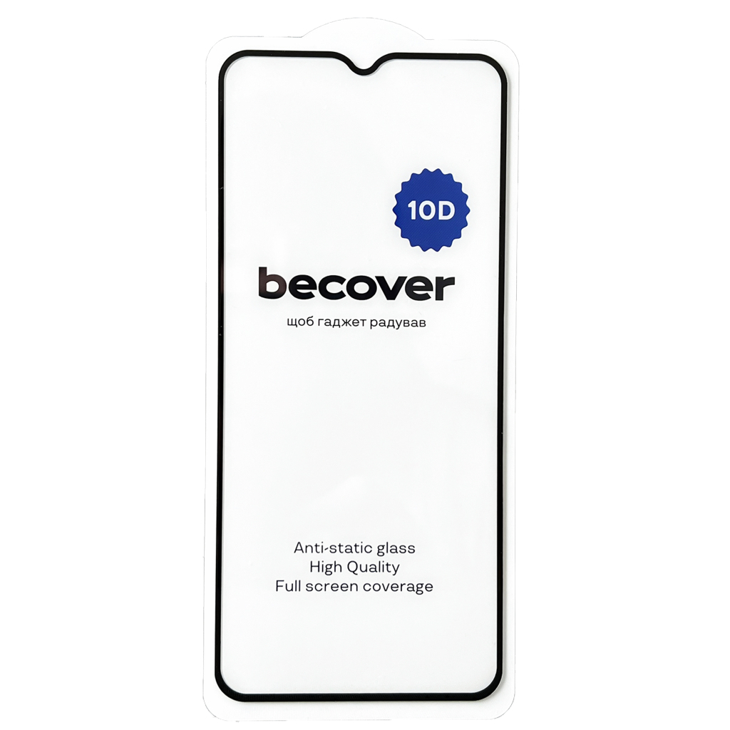 Защитное стекло BeCover для Nokia G22 10D Black (711521) фото3