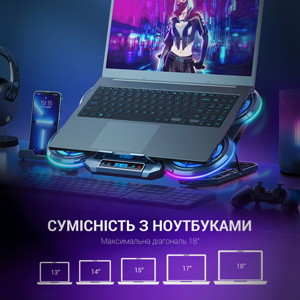 Подставка для ноутбука GamePro CP1450 фото