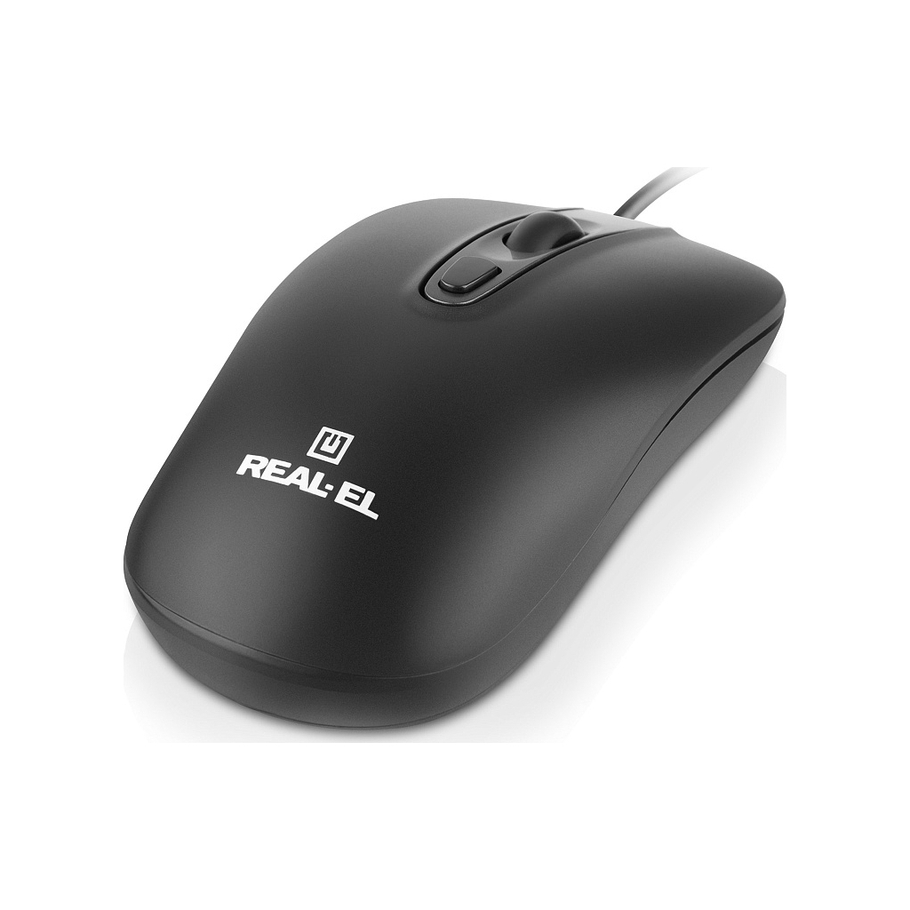 Мышь REAL-EL RM-222 Black (EL123200040) фото5
