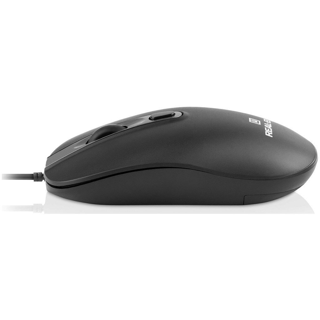 Мышь REAL-EL RM-222 Black (EL123200040) фото6