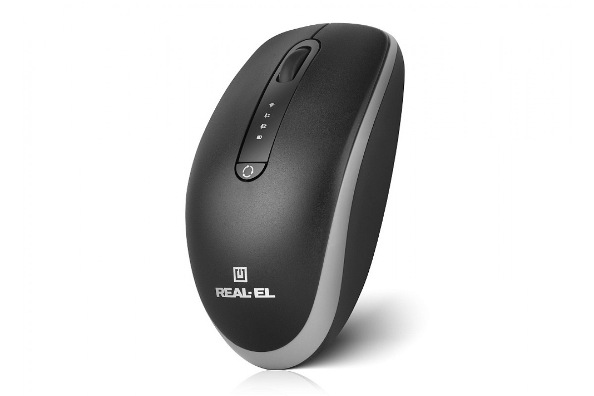 Мышь REAL-EL RM-455W Black (EL123200047) фото7
