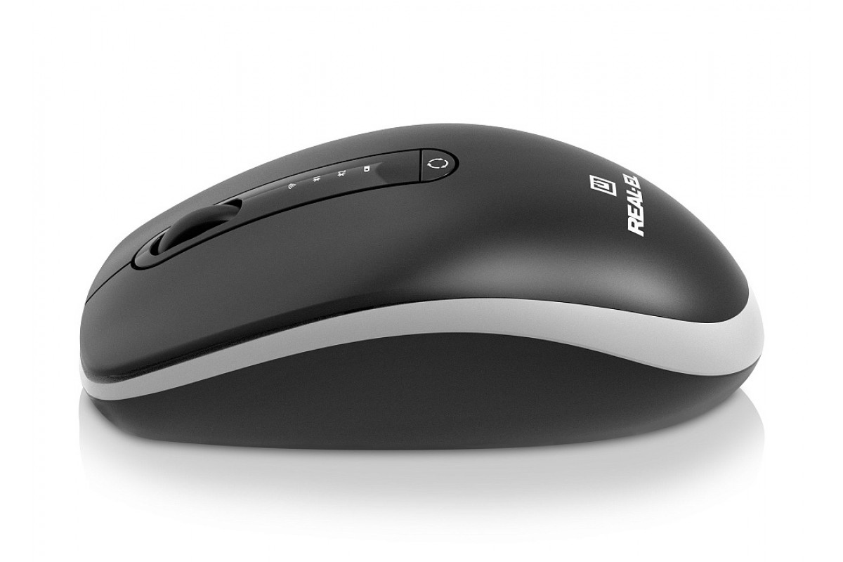 Мышь REAL-EL RM-455W Black (EL123200047) фото8