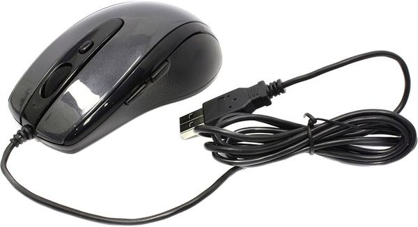 Миша A4Tech N-708X (Glossy Grey) фото5