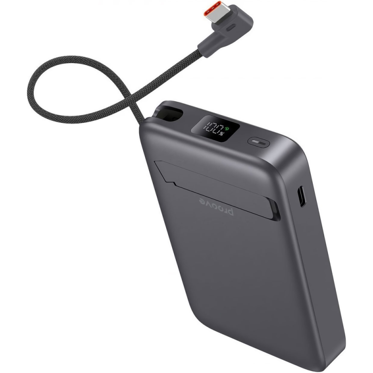 Універсальна мобільна батарея Proove OverPower 35W 10000mAh Qi2 Gray (PBOP35012105) фото