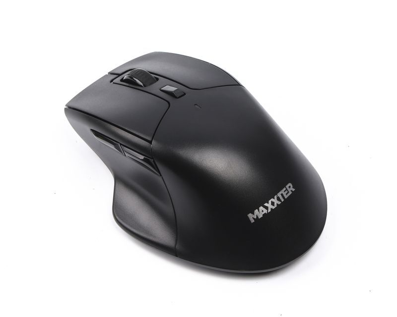 Миша Maxxter, 6 кнопок, 1600 DPI, USB, чорний фото