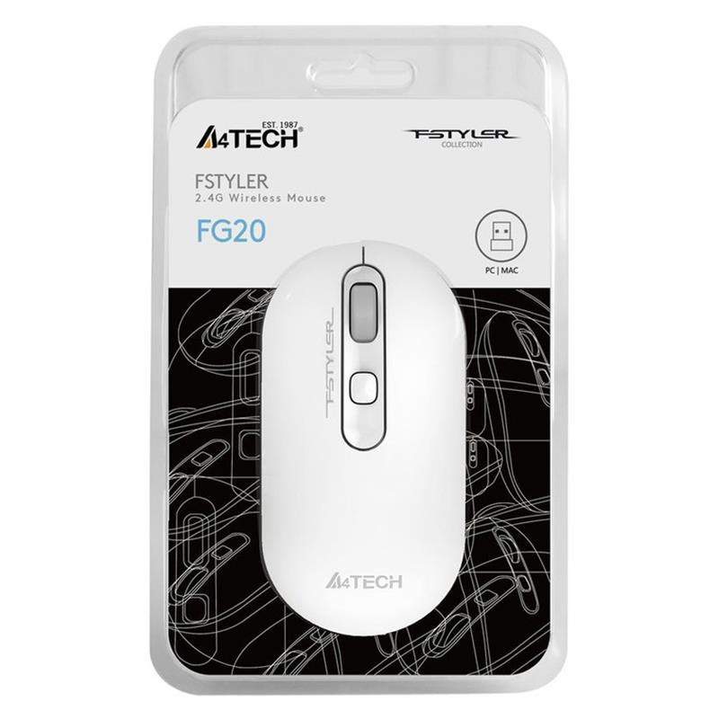Миша бездротова A4Tech FG20 White фото5