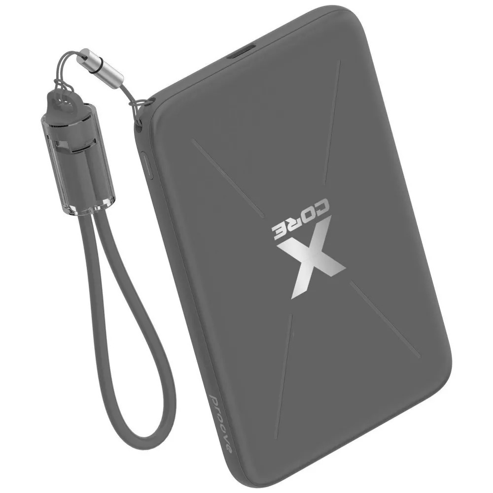 Універсальна мобільна батарея Proove X-Core 20W 5000mAh Gray (PNXC20010003) фото