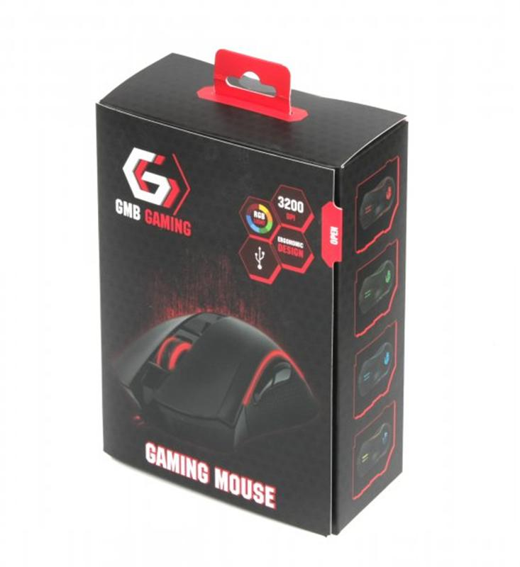 Мышь Gembird MUSG-301 Black фото8