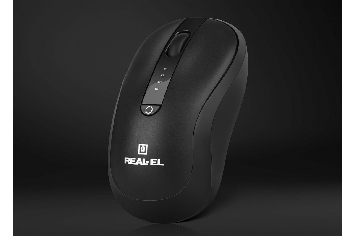 Мишь REAL-EL RM-450W Black фото14