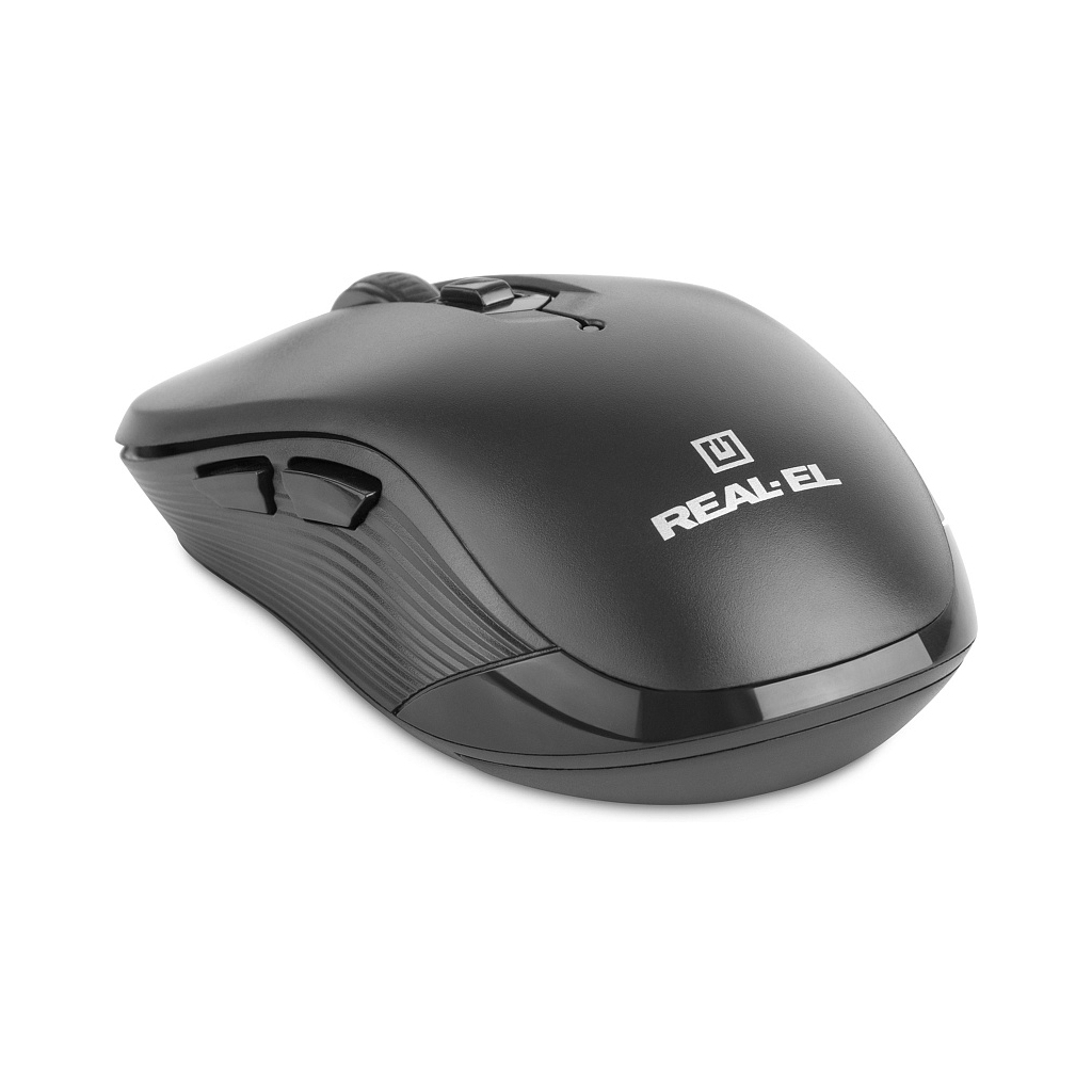 Мишь REAL-EL RM-331W Black фото3