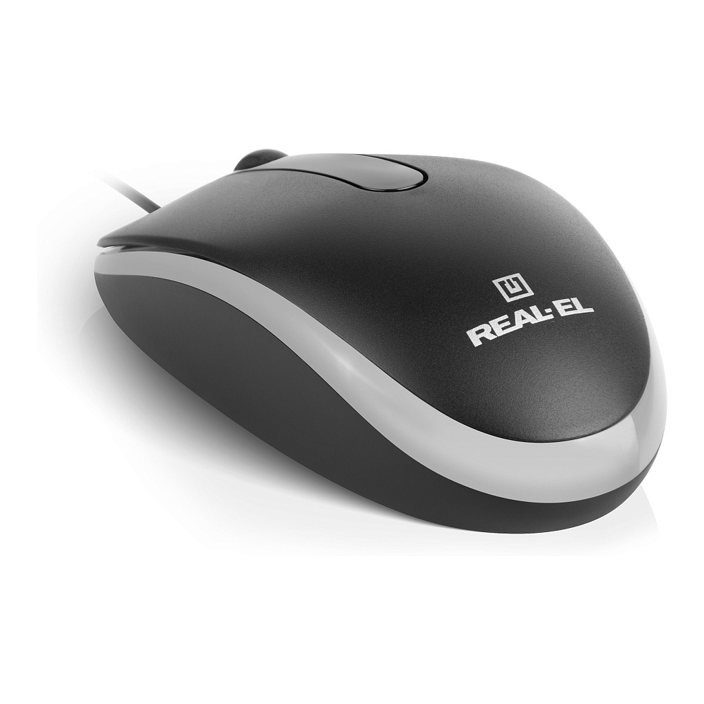 Мышь REAL-EL RM-217 Black (EL123200038) фото3