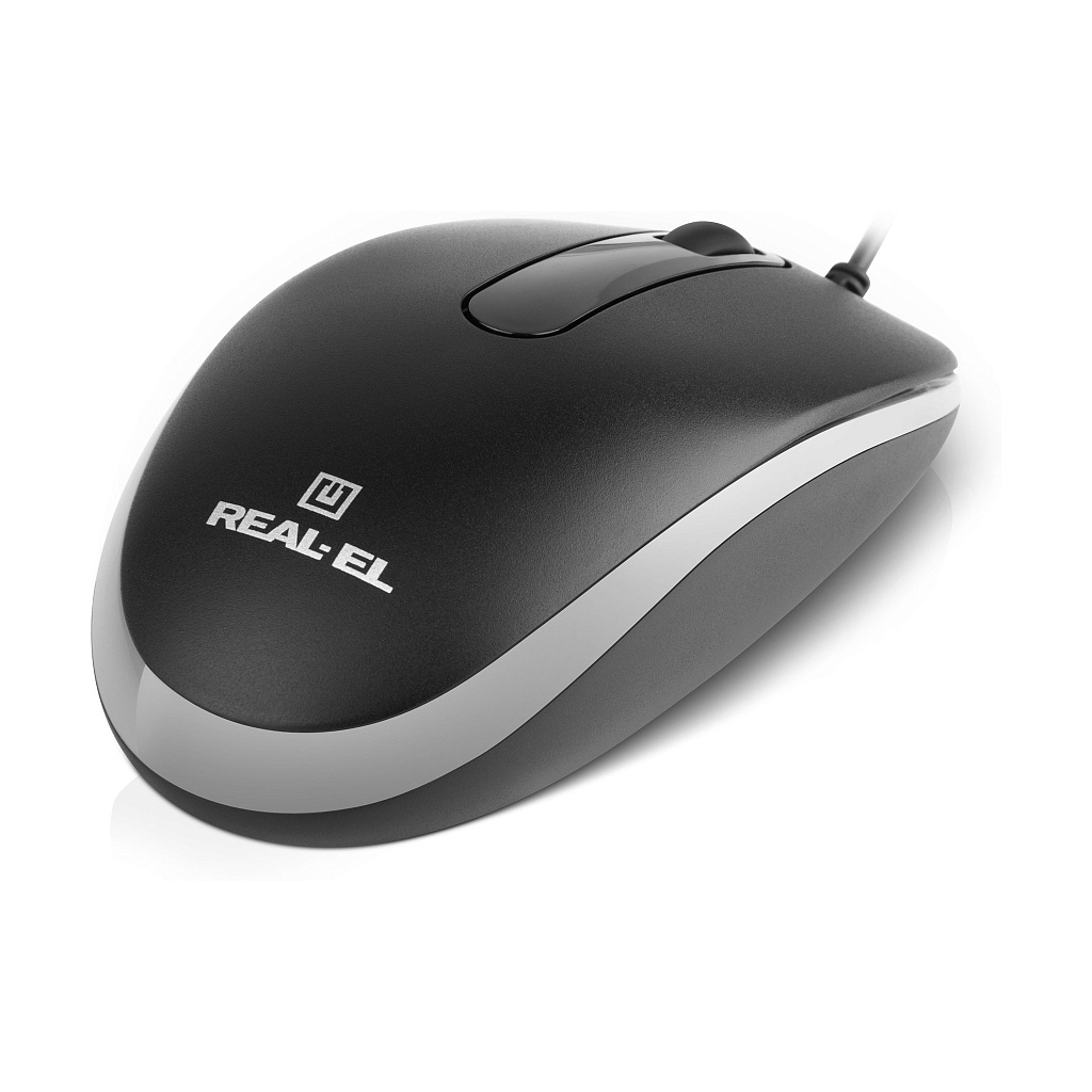 Мышь REAL-EL RM-217 Black (EL123200038) фото6