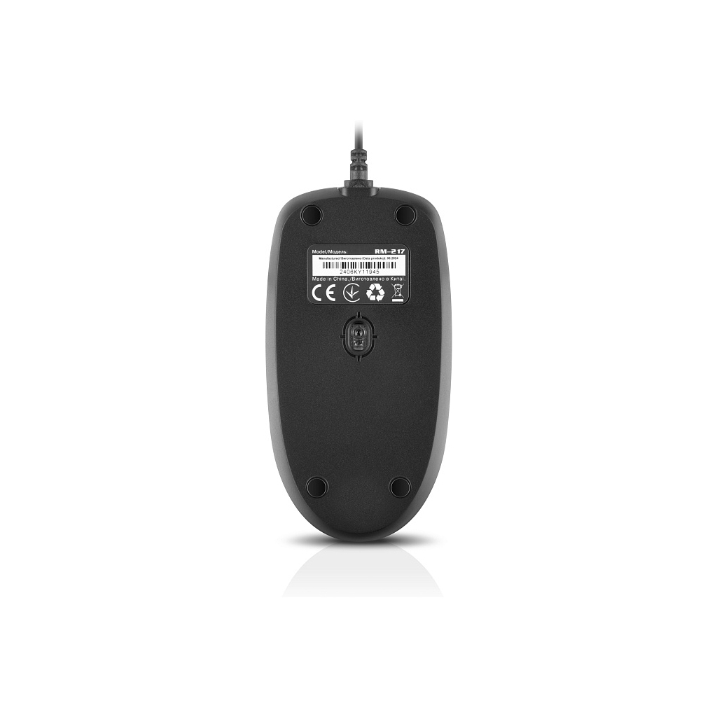 Мышь REAL-EL RM-217 Black (EL123200038) фото8