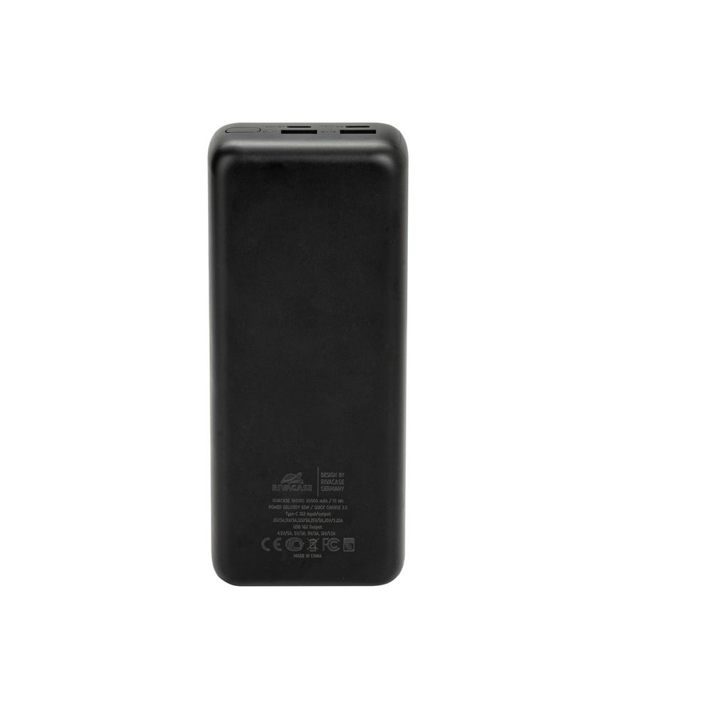 Павербанк Rivacase Rivapower 30000mAh Black (VA1080) фото