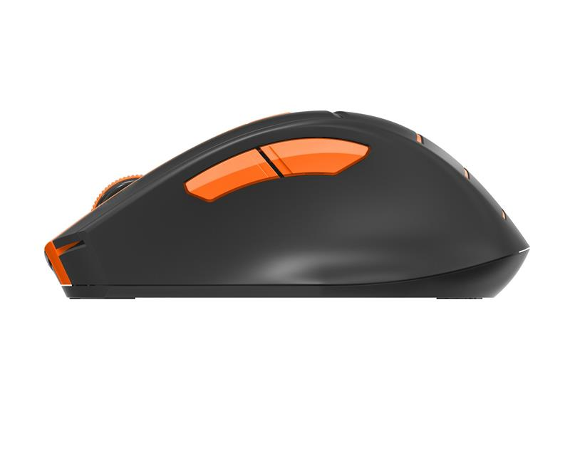 Миша бездротова A4Tech FG30S Orange/Black USB фото2