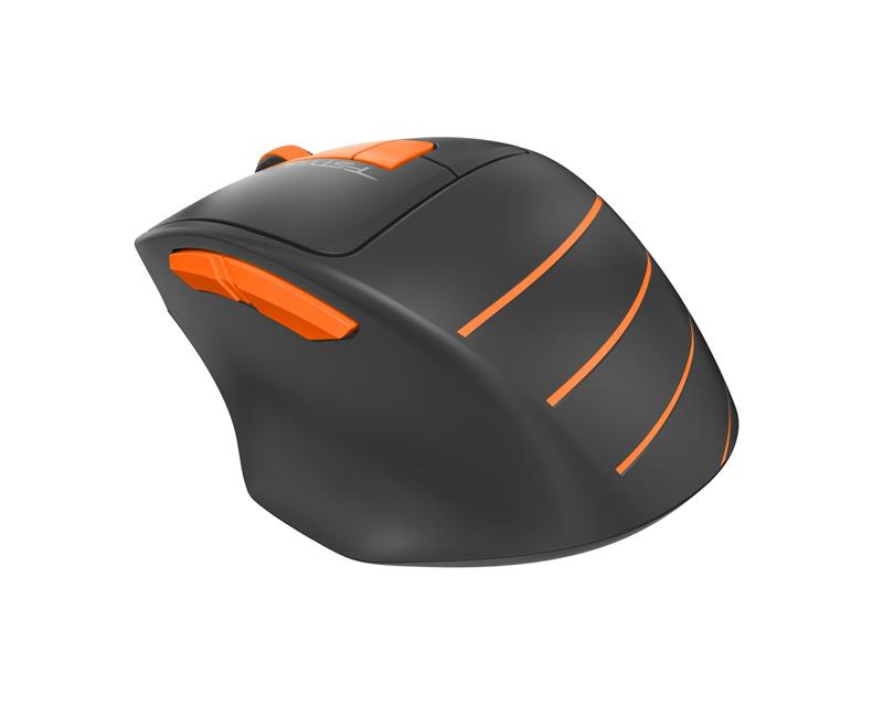 Миша бездротова A4Tech FG30S Orange/Black USB фото5