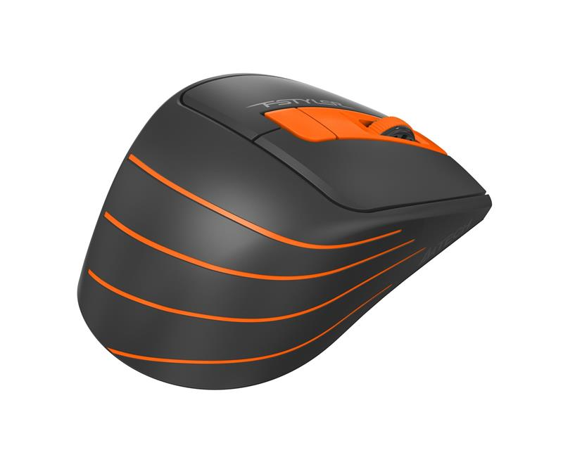 Миша бездротова A4Tech FG30S Orange/Black USB фото6
