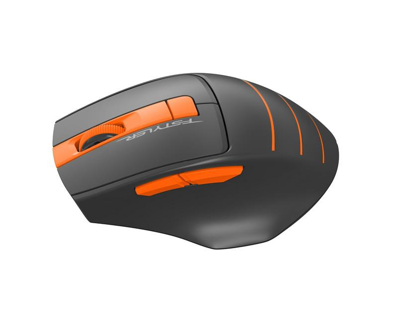 Миша бездротова A4Tech FG30S Orange/Black USB фото7