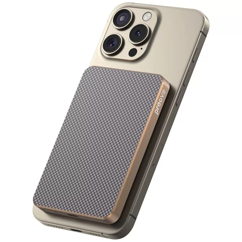 Універсальна мобільна батарея Proove Carbon Slim 20W 5000mAh Sunflare (PBCS20010050) фото