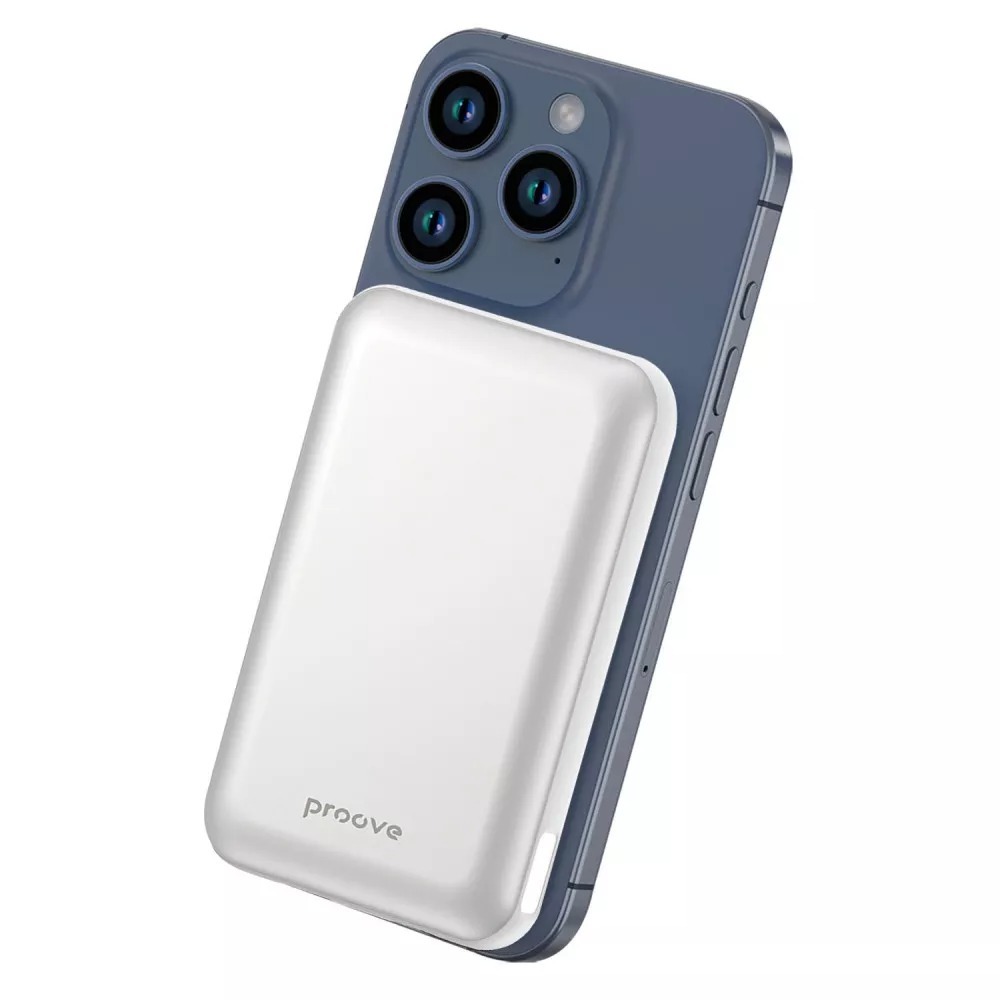 Павербанк Proove Vibe Energy Plus 22.5W 10000mAh Silver/White (PBVE15012206) фото