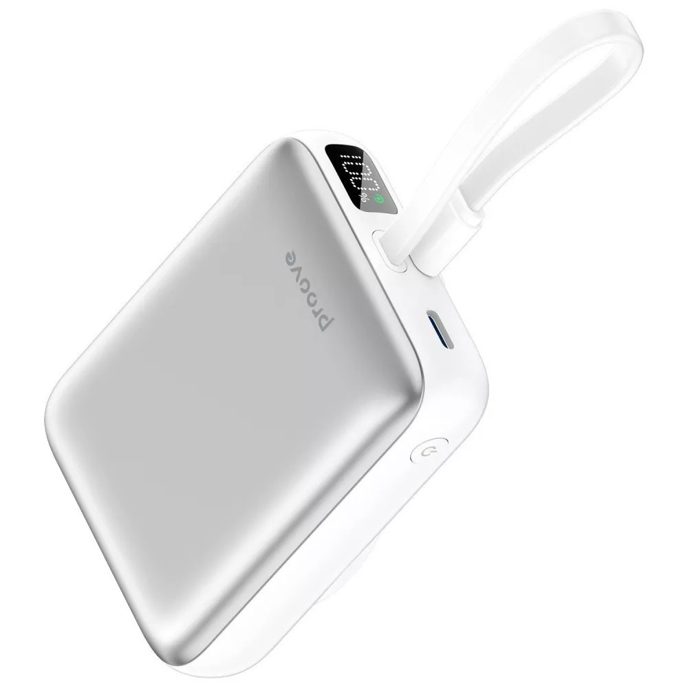 Павербанк Proove Neutron 22.5W 10000mAh Silver/White (PBNE22022206) фото
