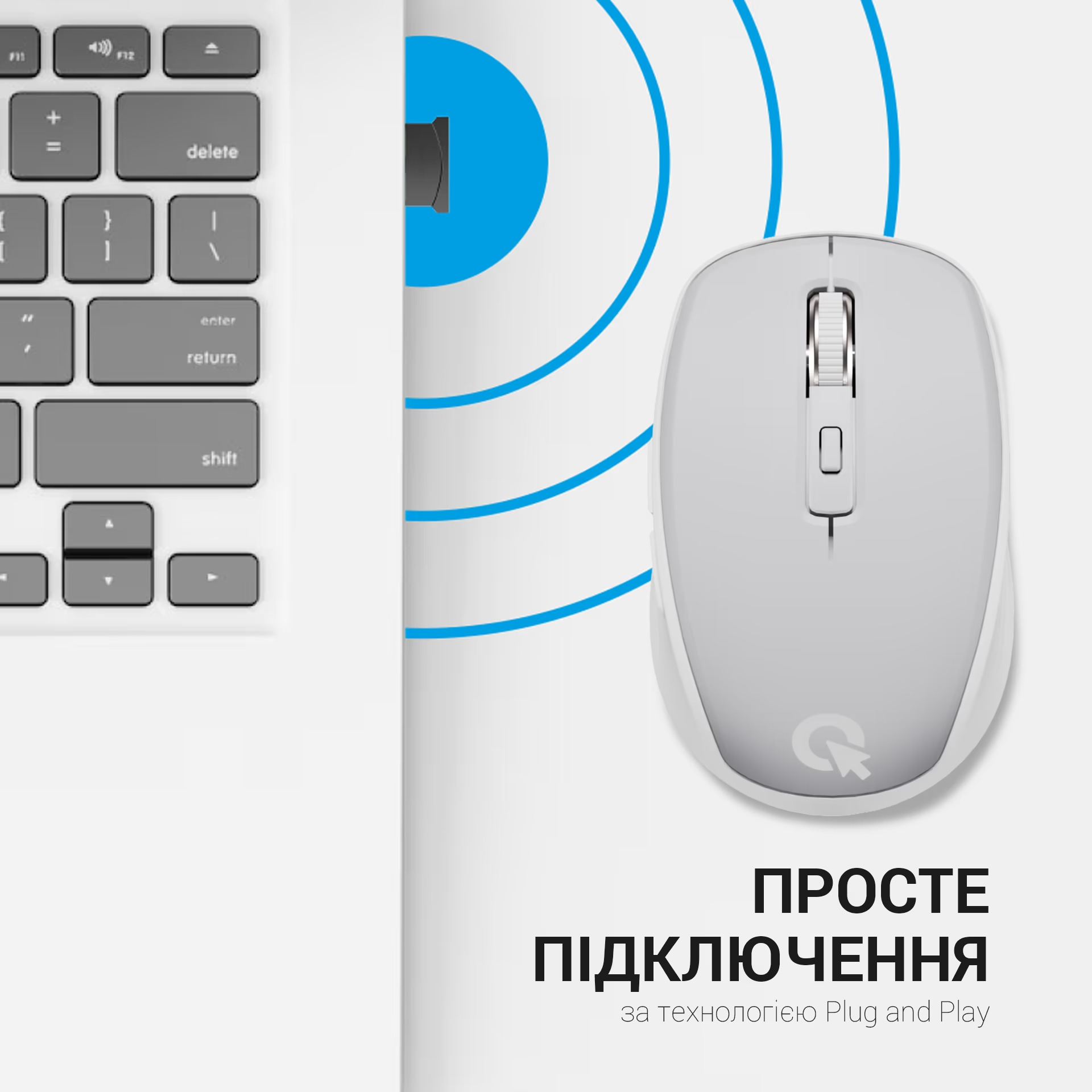 Миша бездротова OfficePro M267G Gray фото9