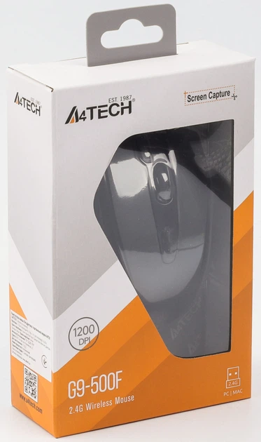 Мишь A4Tech G9-500F-1 Black USB V-Track фото4