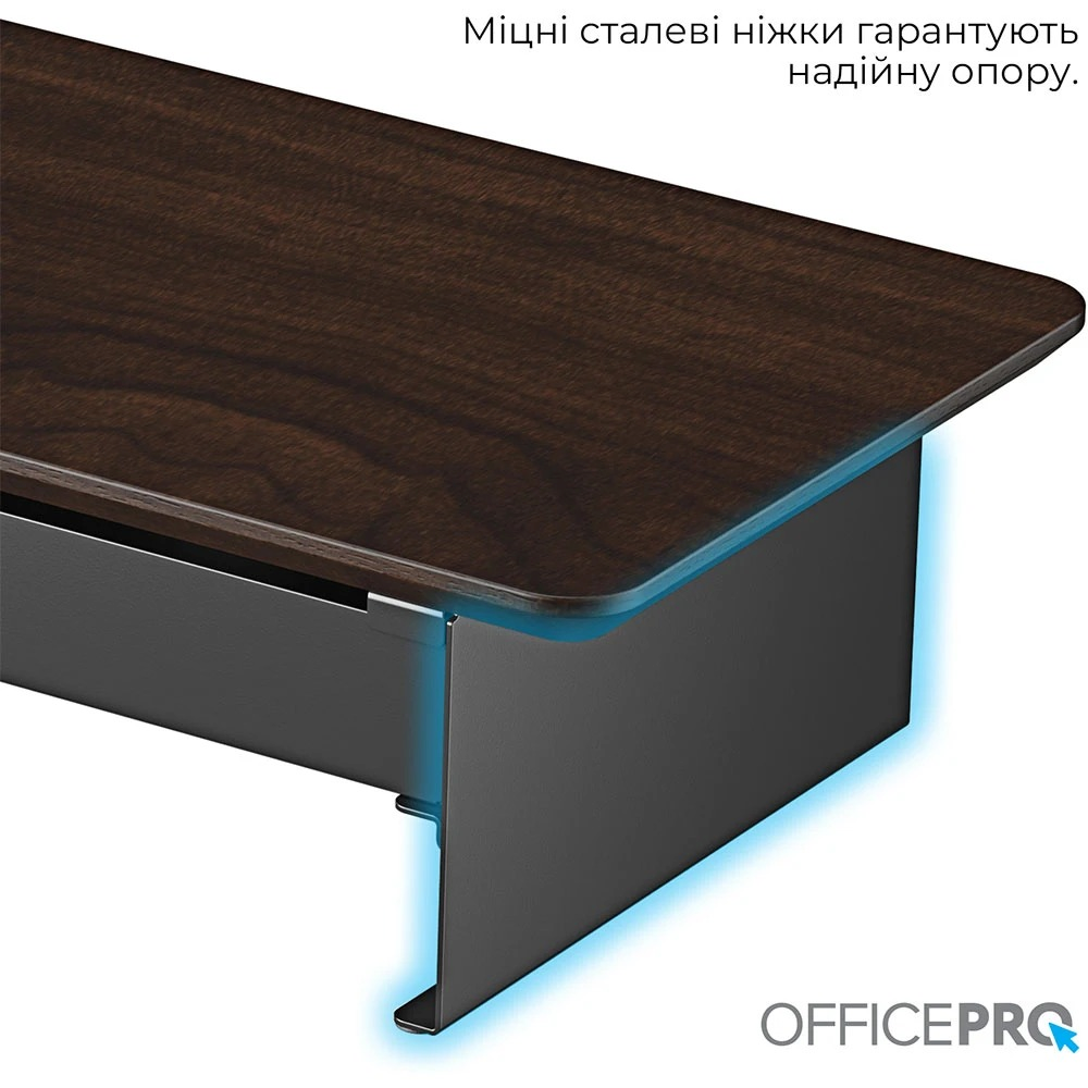 Підставка для монітора OfficePro MR145DW Dark Wood/Black фото9