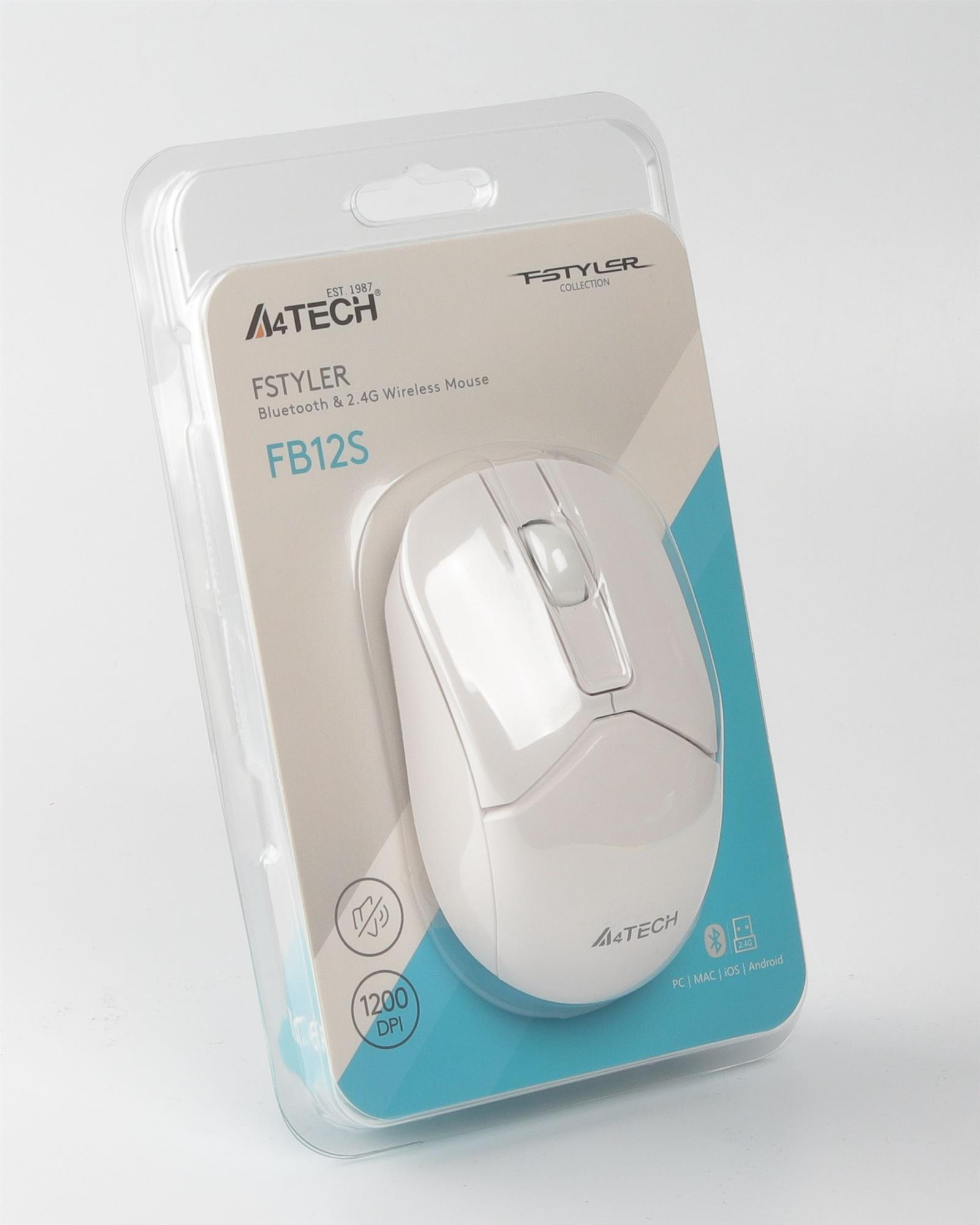 Миша бездротова A4Tech FB12S White фото