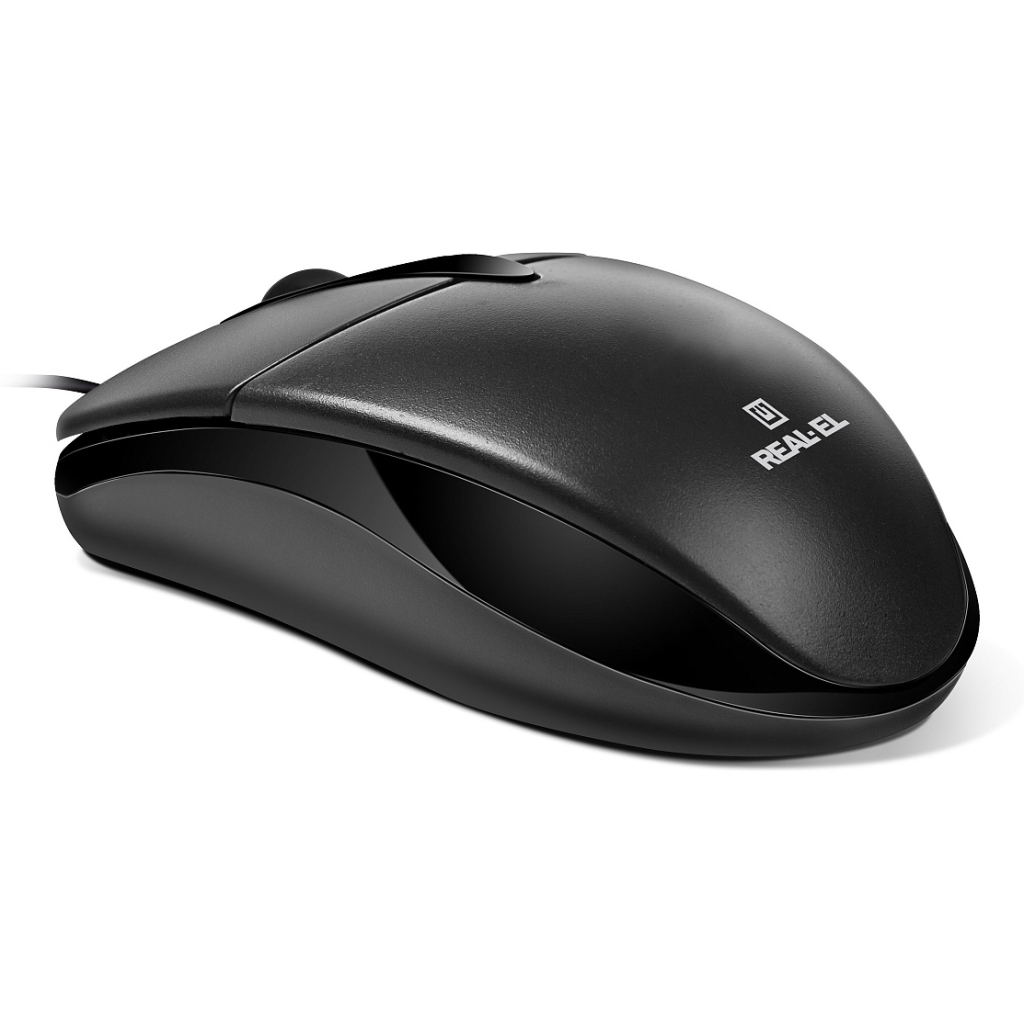 Мишь REAL-EL RM-214 Black (EL123200039) фото2