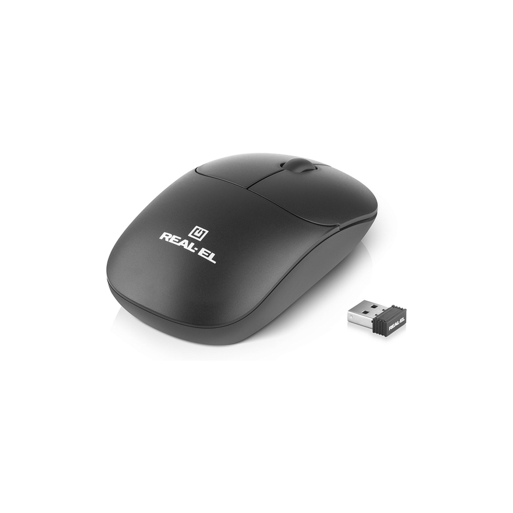 Мишь REAL-EL RM-311 W Black фото3