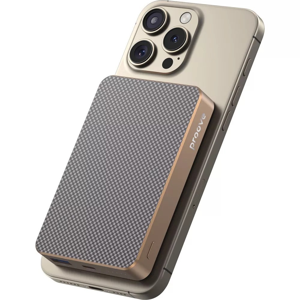 Універсальна мобільна батарея Proove Carbon Slim 22.5W 10000mAh Sunflare (PBCS22110050) фото