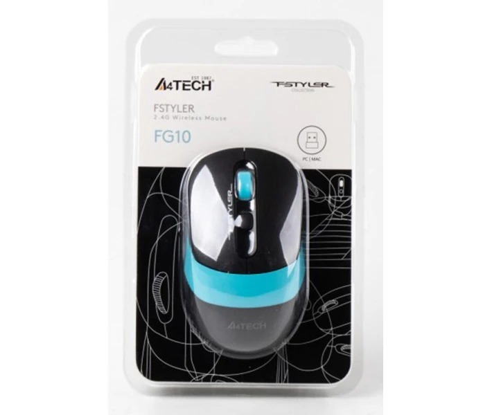 Мишь A4Tech FG10 Black/Blue USB фото5