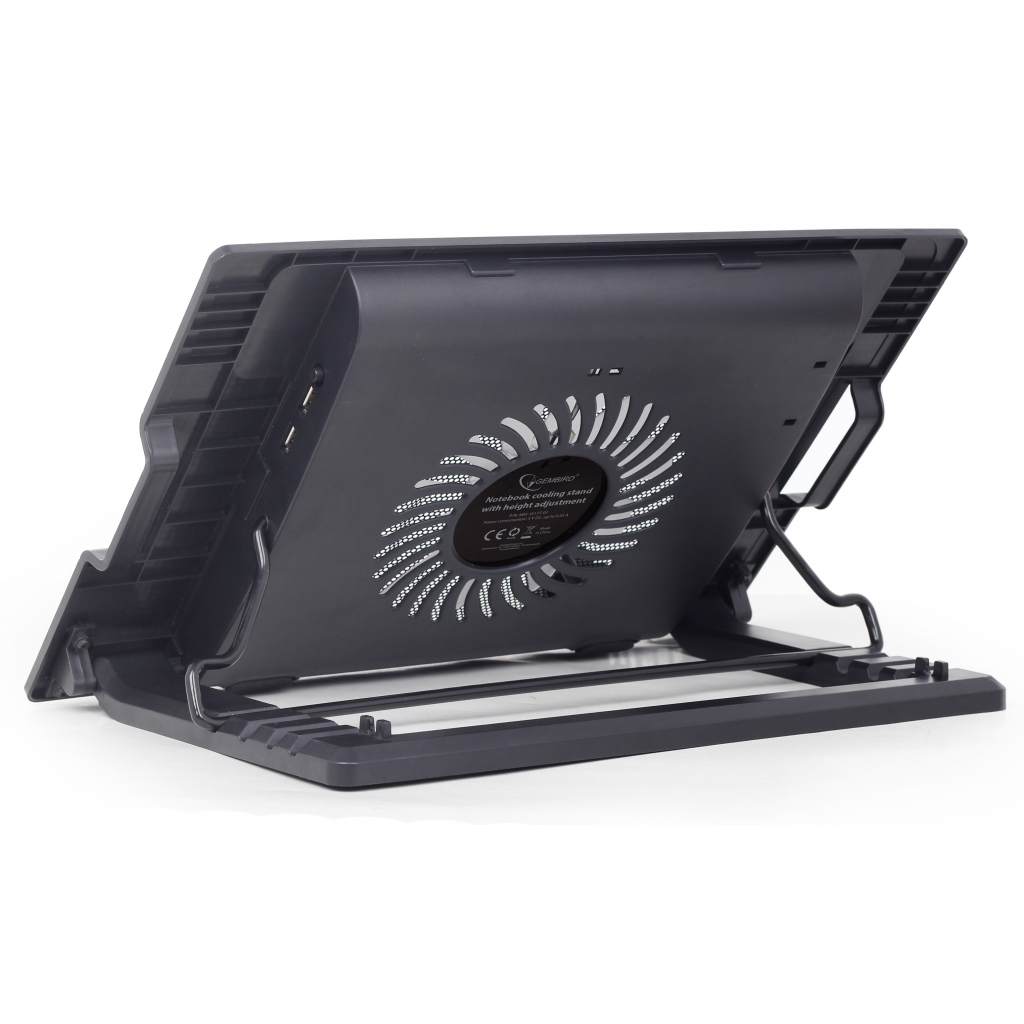 Подставкадля ноутбука Gembird NBS-1F17T-01 Black 17" фото3