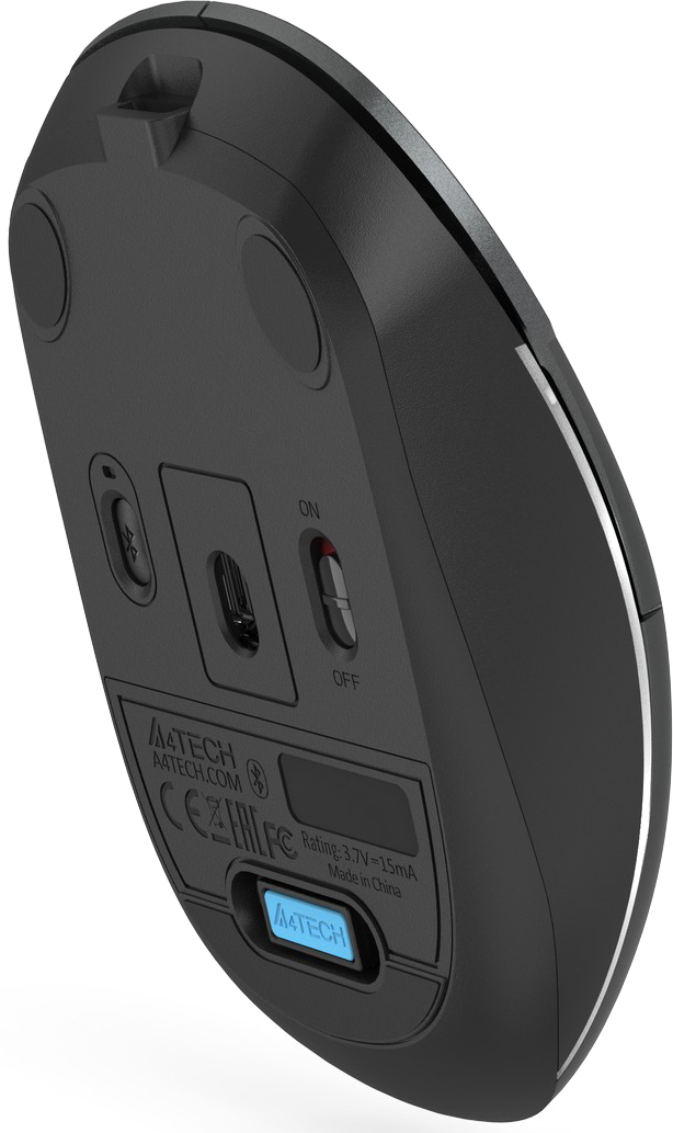 Мишь A4Tech Fstyler FB26CS Air2 Smoky Grey фото2