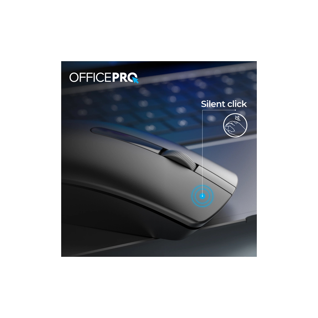 Мишь OfficePro M175B Silent Click Wireless Black фото10