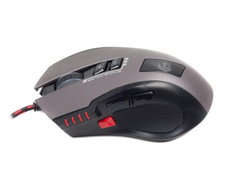 Мишь Gembird MUSG-004 Black, Grey USB фото3