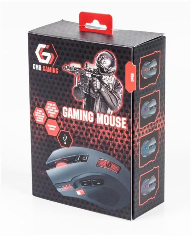 Мишь Gembird MUSG-004 Black, Grey USB фото5