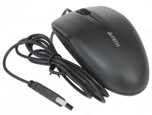 Миша V-Track USB, 1200 DPI OP-530NU USB (Black) фото3