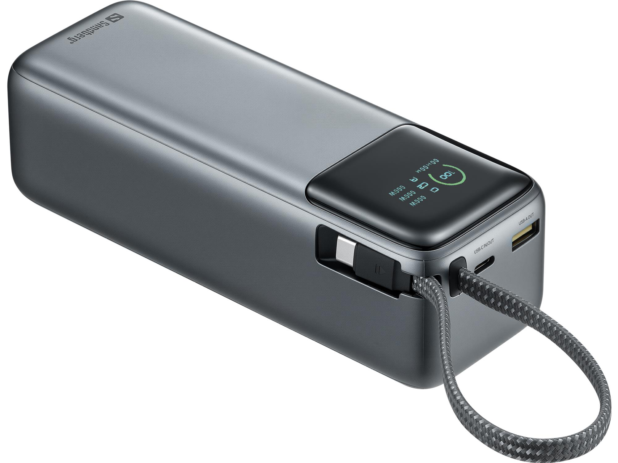Павербанк Sandberg All-in1 27000mAh PD 240W Grey (421-31) фото