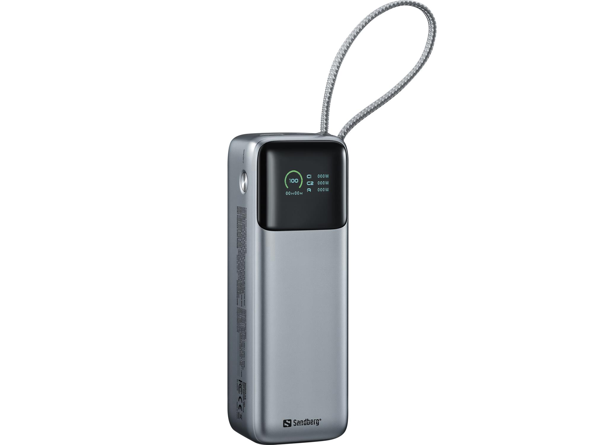 Павербанк Sandberg All-in1 27000mAh PD 240W Grey (421-31) фото