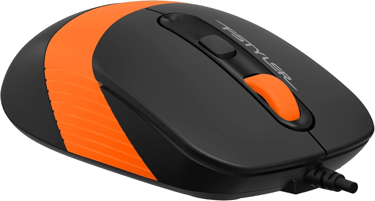 Миша A4Tech FM10 Black/Orange фото